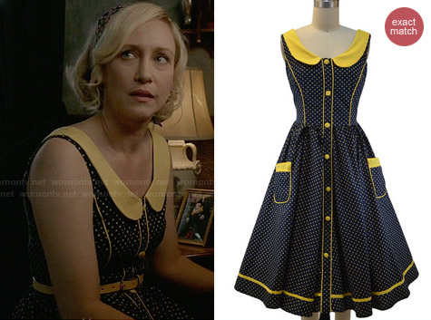 le-bomb-shop-peter-pan-collared-polka-dot-pocket-dress-vera-farmiga-bates-motel