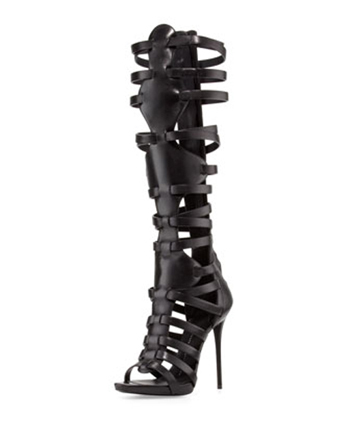 Giuseppe ZanottiHigh-Heel Caged Knee Sandal