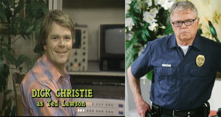 Dick Christie è Ted Lawson Il sarcastico papà-ingegnere che ha inventato Vicki, oggi, è l’agente addetto alla sicurezza di un diamante nella soap Beautiful. 