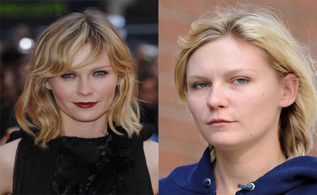 Di origini tedesche, Kirsten Dunst depredata di cipria alla Marie Antoinette ricorda Angela Merkel. Tagliatele la testa!