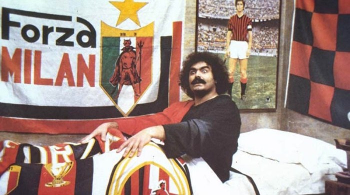 Diego Abatantuono è il boss Rossonero degli ultrà sgangherati in Eccezzziunale... veramente (1982)