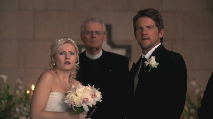 …ha mollato il fidanzato sull’altare per strafogarsi nello shopping nella sitcom, Happy Endings.