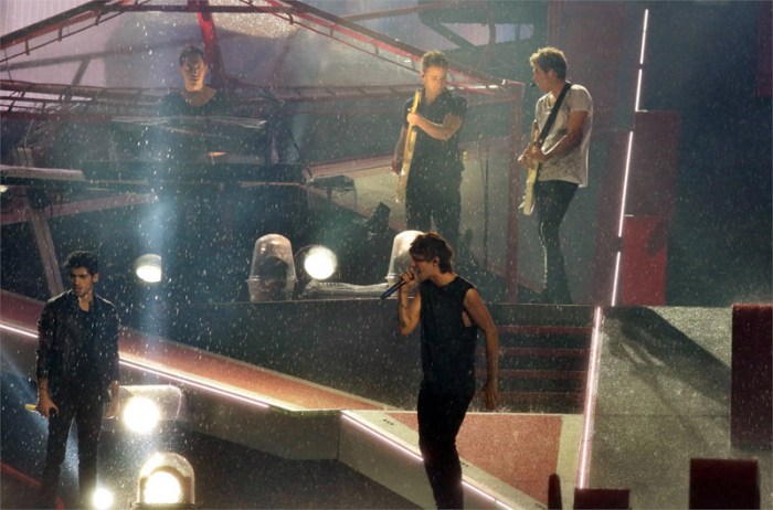 One Direction nella tappa italiana di Torino, il 6 luglio 2014