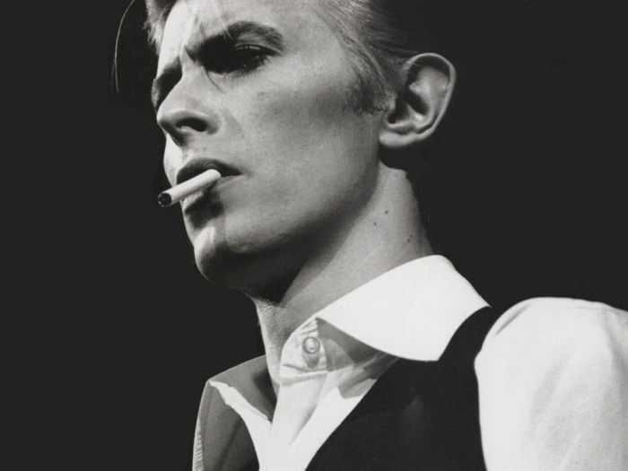 Il sottile Duca Bianco (The Thin White Duke) è l’algida e altezzosa metamorfosi più emblematica