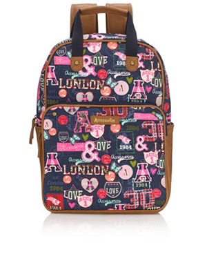 Accz - Zainetto blu navy con manico nella parte superiore 49,90 €