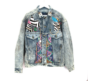 80's Acid Wash Denim jacket € 73 su etsy.com
