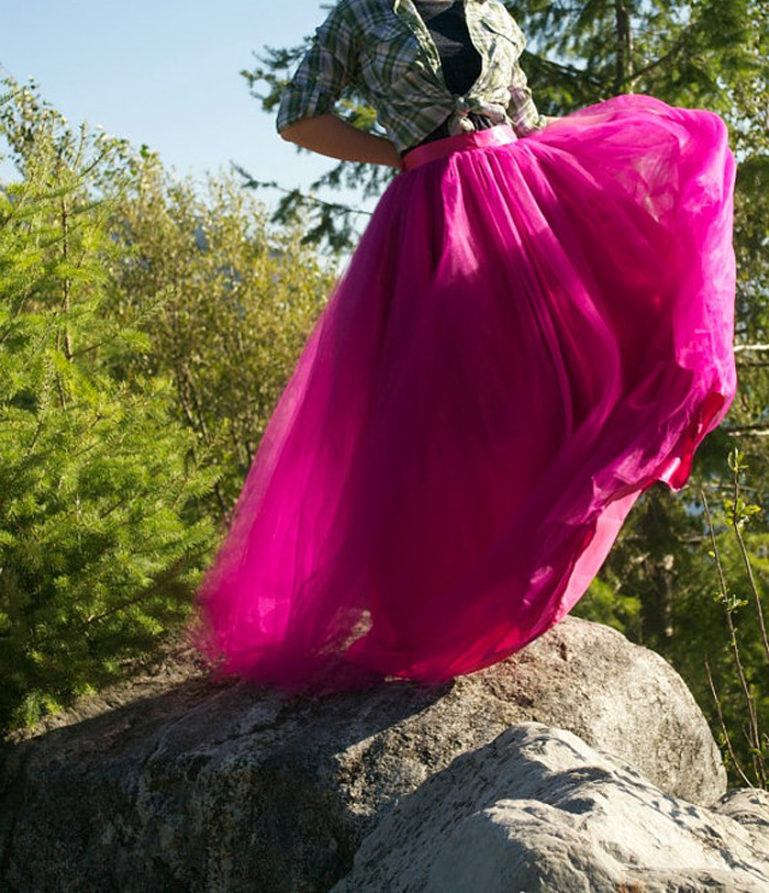 Gonna in Tulle Maxi di Kellie Falconer €119.16 su etsy.com