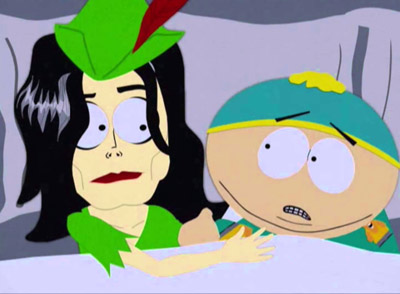 Michael Jackson (alias Mr Jefferson) che “dorme” con Cartman (8ª stagione)