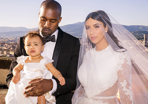 Kim Kardashian e Kanye West al Forte Belvedere, a Firenze, 