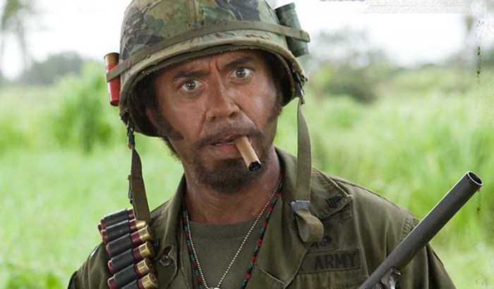 Kirk Lazarus in Tropic Thunder (2008)
