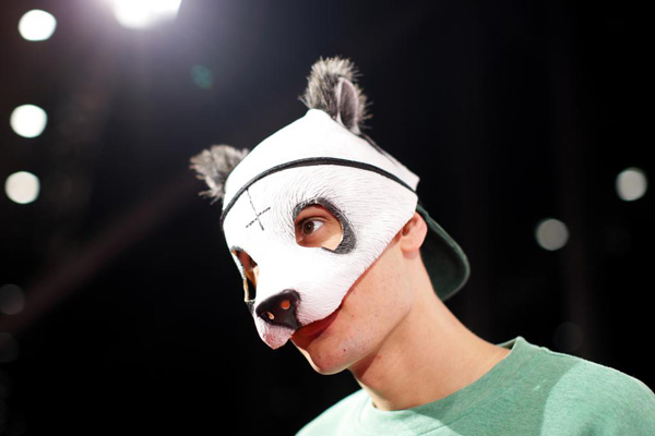CRO il rapper tedesco con una maschera-panda
