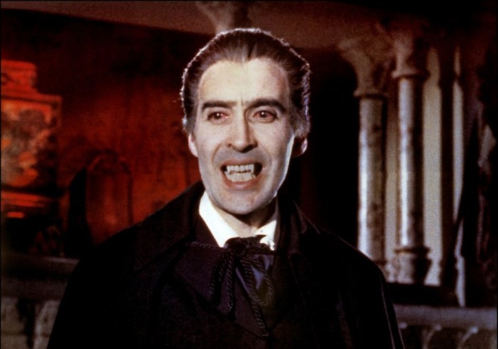 Christopher Lee è Dracula il vampiro (1958) Hammer Productions