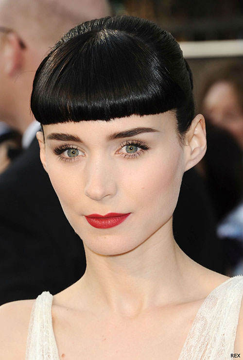 Frangia spessa e geometrica con raccolto