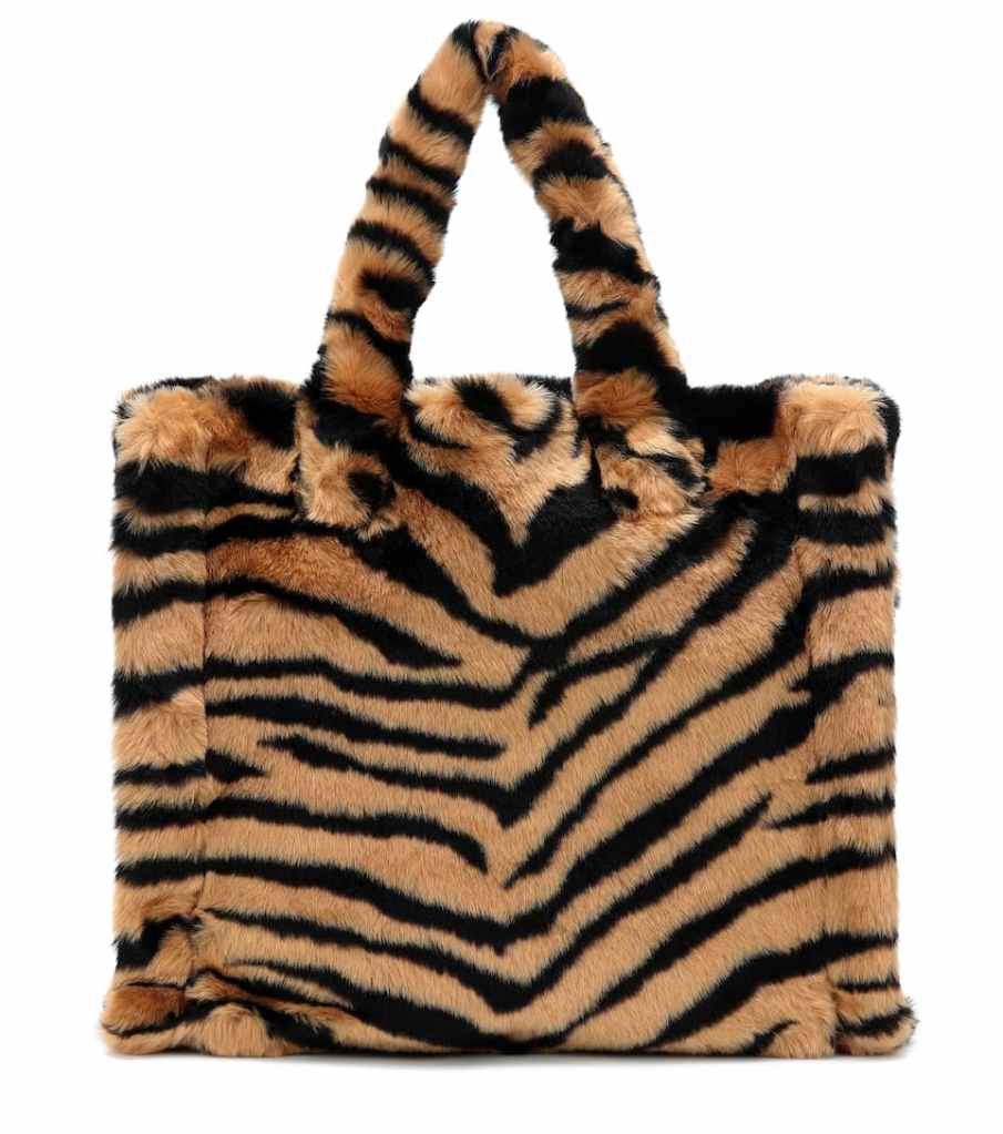 Stand Studio Lolita tiger-print faux fur tote € 175 su mytheresa.com