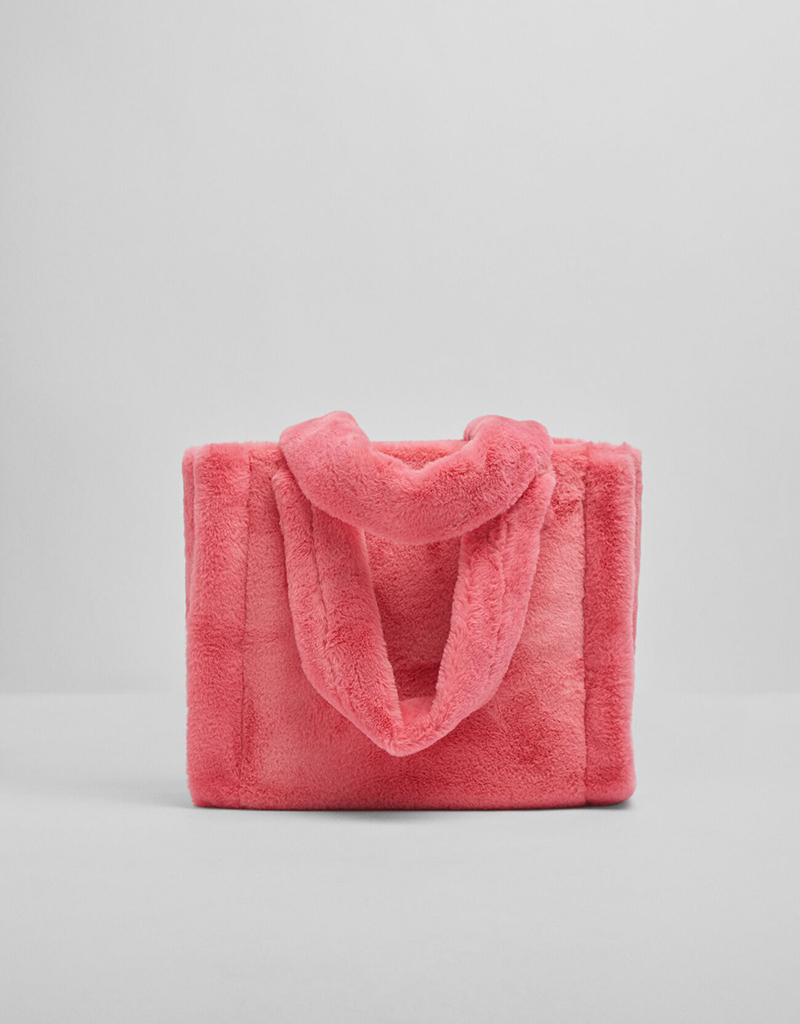 Bershka Borsa shopper pelliccia sintetica 29,99 €